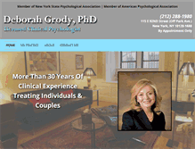 Tablet Screenshot of drdeborahgrody.net